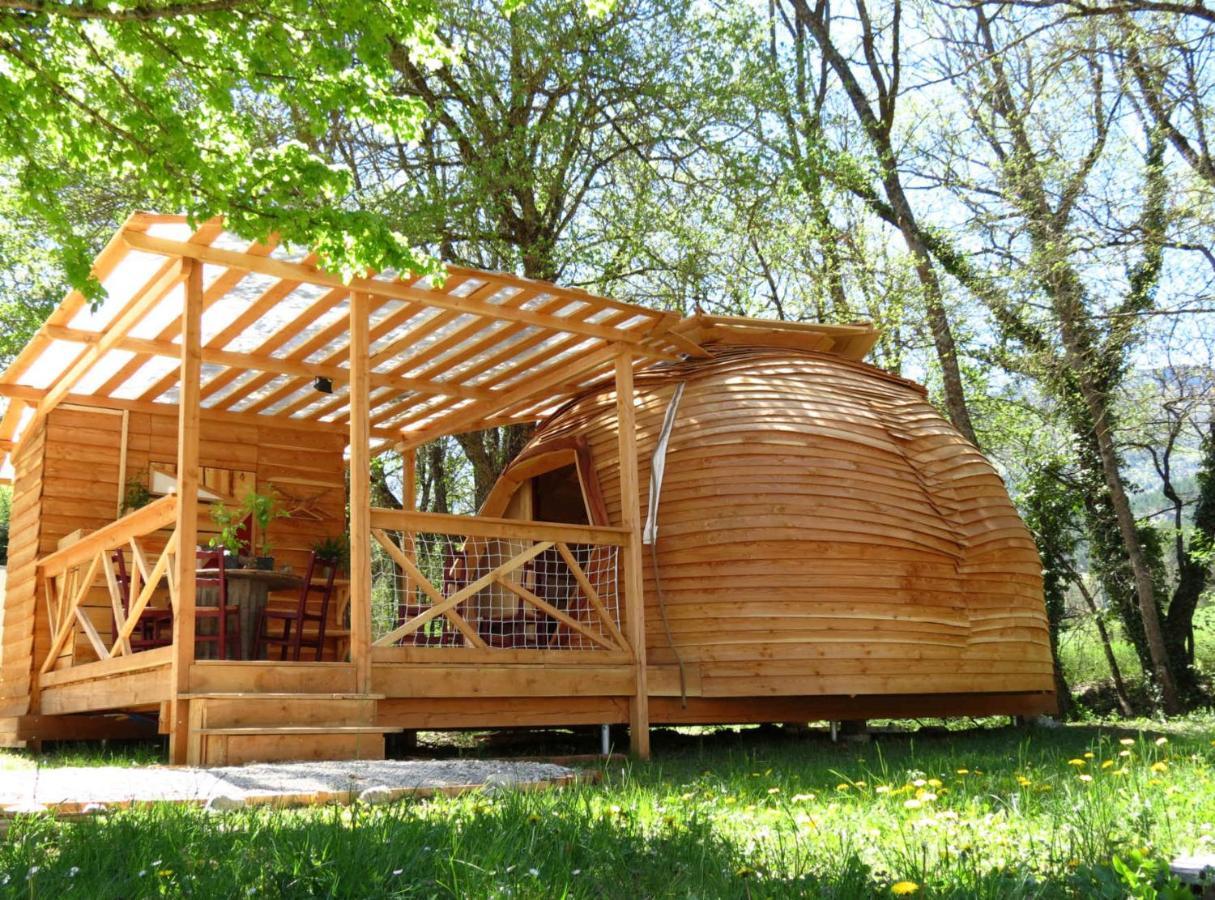 Habitat Createur - Hebergements Insolites Au Camping Municipal "Les Ecureuils" Recoubeau-Jansac Luaran gambar