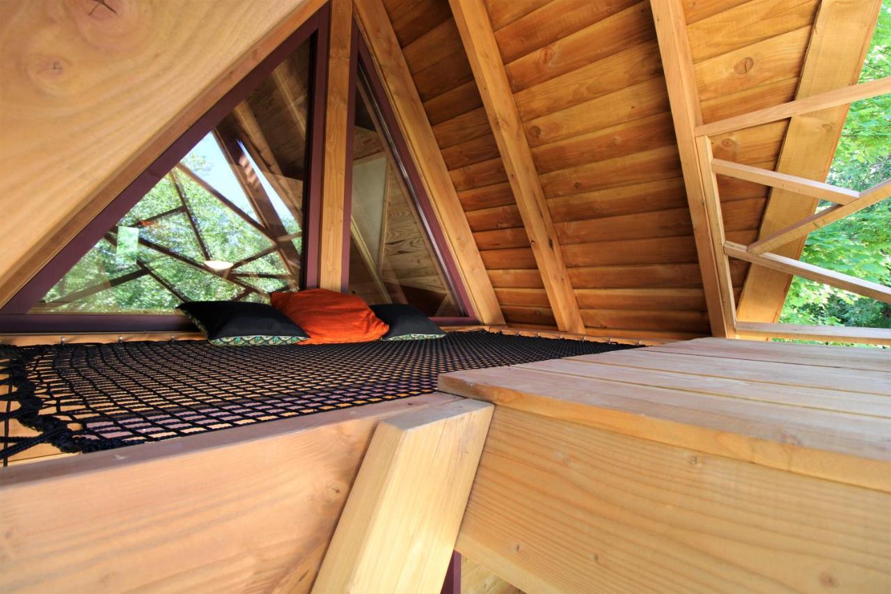 Habitat Createur - Hebergements Insolites Au Camping Municipal "Les Ecureuils" Recoubeau-Jansac Luaran gambar