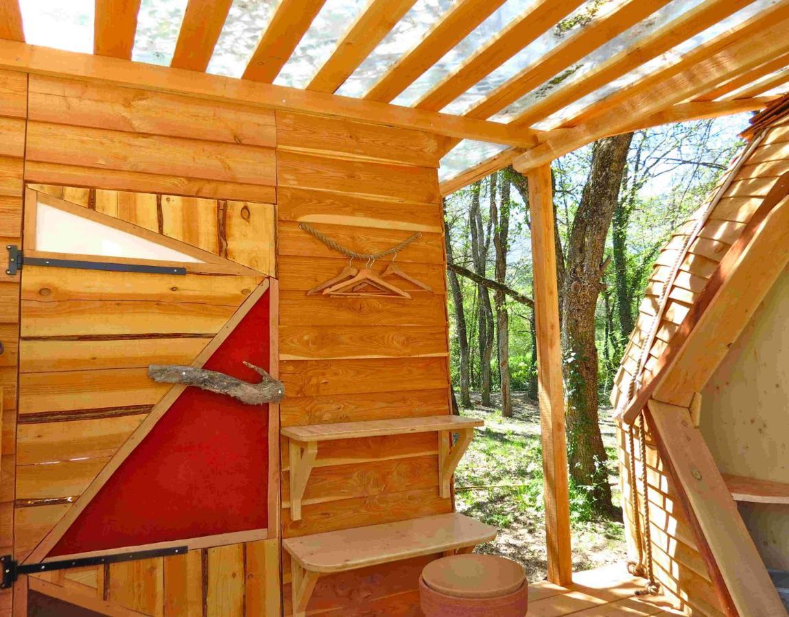 Habitat Createur - Hebergements Insolites Au Camping Municipal "Les Ecureuils" Recoubeau-Jansac Luaran gambar