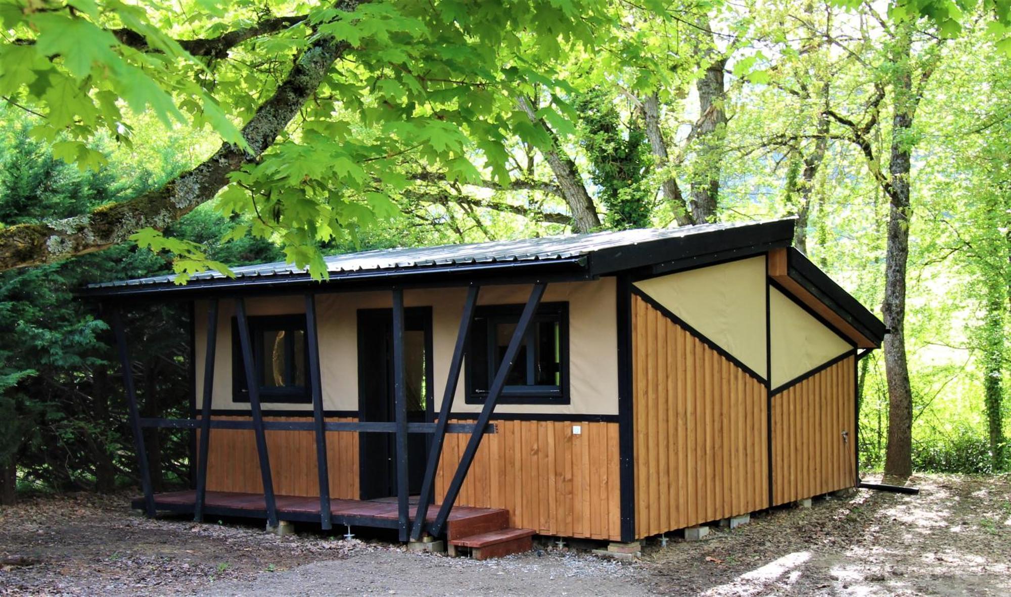 Habitat Createur - Hebergements Insolites Au Camping Municipal "Les Ecureuils" Recoubeau-Jansac Luaran gambar